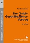 Buchcover Der GmbH-Geschäftsführer-Vertrag