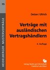 Buchcover Verträge mit ausländischen Vertragshändlern