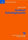 Buchcover Handbuch Technologietransfer