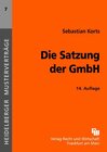 Buchcover Die Satzung der GmbH