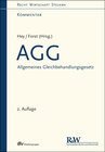 Buchcover AGG - Allgemeines Gleichbehandlungsgesetz