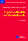 Buchcover Englisches Handels- und Wirtschaftsrecht