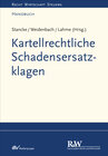 Buchcover Kartellrechtliche Schadensersatzklagen