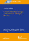 Buchcover Fundamentale Rechtsfragen zur künstlichen Intelligenz