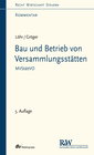 Buchcover Bau und Betrieb von Versammlungsstätten