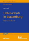 Buchcover Datenschutz in Luxemburg