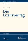 Buchcover Der Lizenzvertrag