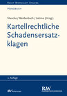 Buchcover Kartellrechtliche Schadensersatzklagen