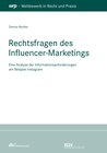 Buchcover Rechtsfragen des Influencer-Marketings