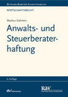 Buchcover Anwalts- und Steuerberaterhaftung