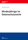 Buchcover Minderjährige im Datenschutzrecht