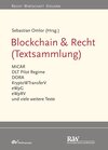 Buchcover Blockchain & Recht (Textsammlung)
