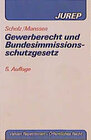 Buchcover Gewerberecht und Bundesimmissionsschutzgesetz