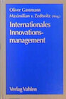 Buchcover Internationales Innovationsmanagement