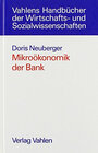 Buchcover Mikroökonomik der Bank