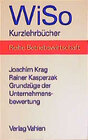 Buchcover Grundzüge der Unternehmensbewertung