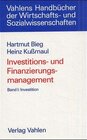 Buchcover Investitions- und Finanzierungsmanagement  Bd. I: Investition