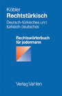 Buchcover Rechtstürkisch