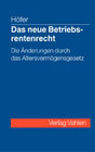 Buchcover Das neue Betriebsrentenrecht