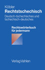 Buchcover Rechtstschechisch