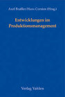 Buchcover Entwicklungen im Produktionsmanagement