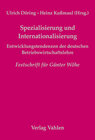 Buchcover Spezialisierung und Internationalisierung