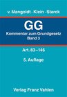 Buchcover Kommentar zum Grundgesetz - Gesamtwerk. In 3 Bänden / Kommentar zum Grundgesetz  Bd. 3: Artikel 83 bis 146