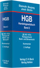 Buchcover Handelsgesetzbuch (HGB) / HGB  Bd. 2: §§ 343-475h