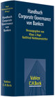 Buchcover Handbuch Corporate Governance von Banken