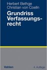Buchcover Grundriss Verfassungsrecht