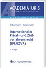 Buchcover Internationales Privat- und Zivilverfahrensrecht (IPR/IZVR)