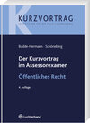 Buchcover Der Kurzvortrag im Assessorexamen Öffentliches Recht