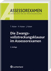 Buchcover Die Zwangsvollstreckungsklausur im Assessorexamen
