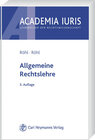 Buchcover Allgemeine Rechtslehre