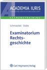 Buchcover Examinatorium Rechtsgeschichte