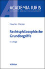 Buchcover Rechtsphilosophische Grundbegriffe