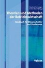 Buchcover Theorien und Methoden der Betriebswirtschaft