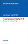 Buchcover Finanzwissenschaft II: Theorie der Besteuerung
