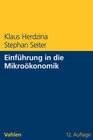 Buchcover Einführung in die Mikroökonomik