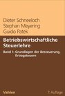 Buchcover Betriebswirtschaftliche Steuerlehre Band 1: Grundlagen der Besteuerung, Ertragsteuern