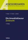 Buchcover Die Anwaltsklausur Zivilrecht