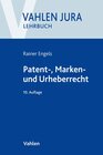 Buchcover Patent-, Marken- und Urheberrecht