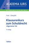 Buchcover Klausurenkurs zum Schuldrecht Allgemeiner Teil