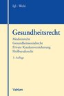 Buchcover Gesundheitsrecht