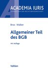 Buchcover Allgemeiner Teil des BGB