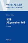 Buchcover BGB Allgemeiner Teil