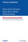 Buchcover Finanzwissenschaft