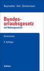 Buchcover BUrlG - Bundesurlaubsgesetz mit Nebengesetzen