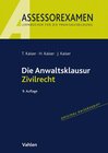 Buchcover Die Anwaltsklausur Zivilrecht