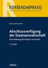 Buchcover Abschlussverfügung der Staatsanwaltschaft